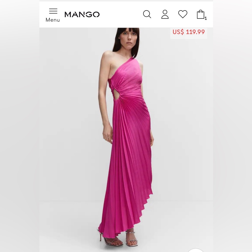 Mango Asymmetrical Dress